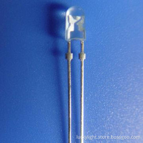 43mm Oval Blue LED with 470nm Wavelength, 110/40 Degrees